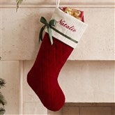 Personalized Quilted Christmas Stockings - Winter Classic - 16279