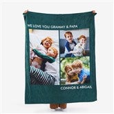 3 Photo 50x60 Fleece Blanket