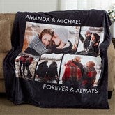 Personalized Photo Fleece Blankets - Picture Perfect - 5 Photos - 16486-5