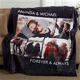 Personalized Photo Fleece Blankets - Picture Perfect - 5 Photos - 16486-5