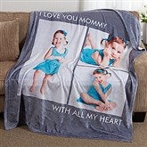 3 Photo 50x60 Fleece Blanket