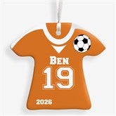 Personalized Soccer Jersey Christmas Ornaments - 16658