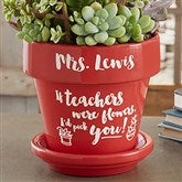 Red Flower Pot