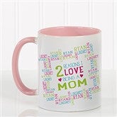 11 oz. Pink Mug