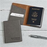 Grey Passport Holder