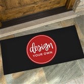 Black Oversized Doormat