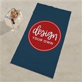 Navy Blue Beach Towel