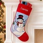 Personalized Needlepoint Christmas Stockings - Winter Charm - 17317