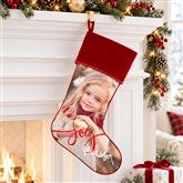 Personalized Photo Christmas Stocking - Photo Memories - 17451