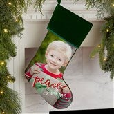 Personalized Photo Christmas Stocking - Photo Memories - 17451