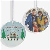 Personalized Reindeer Family Christmas Ornaments - 18063