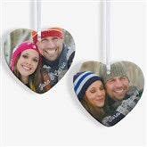 Personalized Photo Heart-Shaped Ornament - 18070