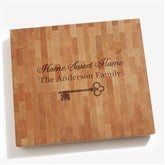Butcher Block Cutting Board - Key to Our Home - 18603