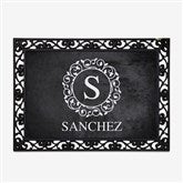 Custom Monogram Doormats - Circle  Vine - 18744