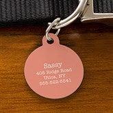 Circle Dog Tag