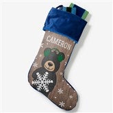 Personalized Christmas Stockings - Holiday Bear Family - 19348