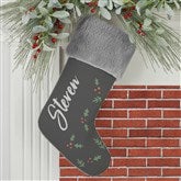 Grey Fur Stocking