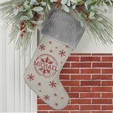 Grey Fur Stocking