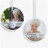 Memorial Photo Ornament - Christmas In Heaven - 19445