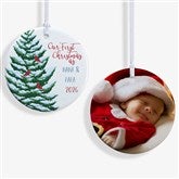 Personalized Grandparents First Christmas Ornaments - 19481