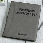 Charcoal Padfolio