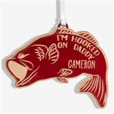 Personalized Bass Fishing Ornament - 19564