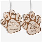 Happy Howl-idays Personalized Dog Ornament - 19567