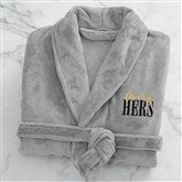 Grey Fleece Robe-47