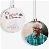 Personalized Memorial Ornament - Christmas In Heaven - 19879
