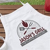 Personalized Mommy and Me Embroidered BBQ Aprons – Life Has Just Begun