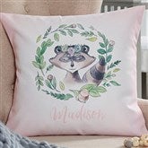 Raccoon 14" Square Pillow