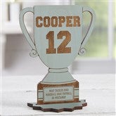 Blue Stain Wood Trophy