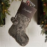 Grey Fur Stocking