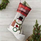 Snowman Stocking