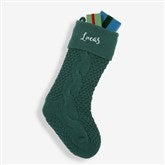 Emerald Knit Stocking