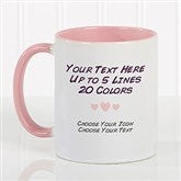 11 oz. Pink Mug