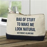 Navy Make-Up Bag