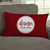 Burgundy Lumbar Pillow