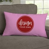 Pastel Pink Lumbar Pillow