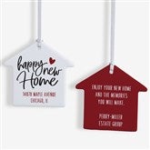 Happy New Home Personalized House Ornaments - 21699