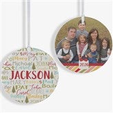 Personalized Family Ornaments - Whimsical Winter - 21702