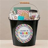 Large Black Bucket