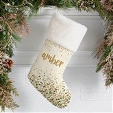 Sparkling Name Personalized Christmas Stockings - 21872