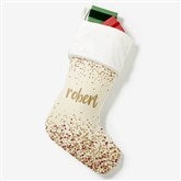 Sparkling Name Personalized Christmas Stockings - 21872