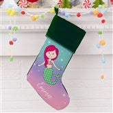 Mermaid Green Stocking