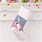 Unicorn Ivory Stocking