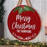 Merry Christmas Wood Sign