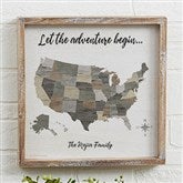 12x12 Whitewashed Frame