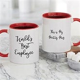 11 oz. Red Mug