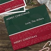 Red  Green Holiday Personalized Wrapping Paper - 22678
